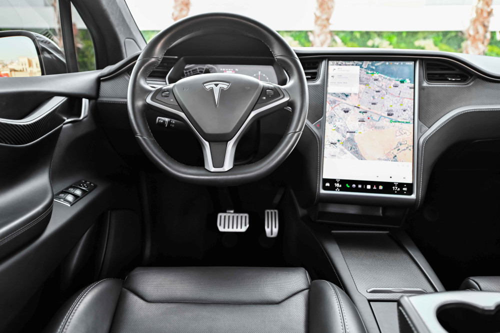 2019 tesla model online x p100d interior